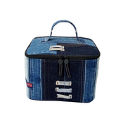 Handmade Upcycled Denim Cosmetic Box