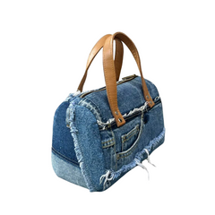 Handmade Upcycled Denim Crossbody Bag