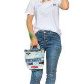 Handmade Upcycled Denim Crossbody Bag
