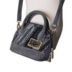 Handmade Upcycled Denim Crossbody Bag
