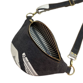 Handmade Upcycled Denim Crossbody Bag