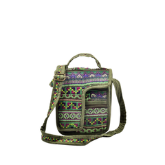 Hand-Woven Brocade Crossbody Bag