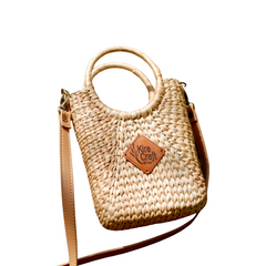 Cute Tiny Water Hyacinth Crossbody Bag