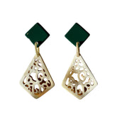 Elegant And Noble Lacquer Earrings