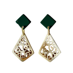 Elegant And Noble Lacquer Earrings