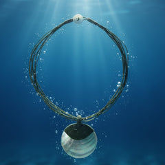 Elegant Handcrafted Abalone Shell Necklace