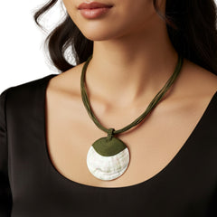 Elegant Handcrafted Abalone Shell Necklace