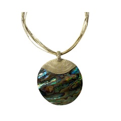 Elegant Handcrafted Abalone Shell Necklace 1