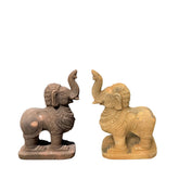 Elephant Head Lion Body Statue