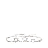 Eternal Heart Couple Bracelet Handcrafted 925 Sterling Silver