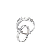 Eternal Love Couple Rings Handcrafted 925 Sterling Silver