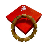 Ethical Handcrafted Buffalo Horn Bamboo Segment Bracelet
