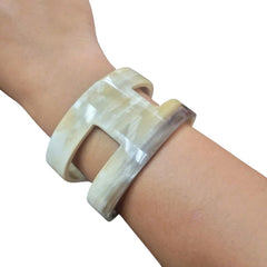 Ethical Handcrafted Buffalo Horn Bracelet 1