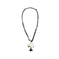Ethical Handcrafted Buffalo Horn Cross Pendant 1