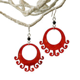 Ethical Handcrafted Buffalo Horn Earring 12