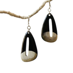 Ethical Handcrafted Buffalo Horn Earring 17