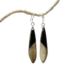 Ethical Handcrafted Buffalo Horn Earring 18