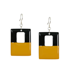 Ethical Handcrafted Buffalo Horn Earring 20