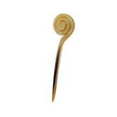 Ethical Handcrafted Buffalo Horn Hair Brooch 8