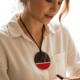 Ethical Handcrafted Buffalo Horn Necklace 17