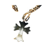 Ethical Handcrafted Buffalo Horn Cross Pendant 3