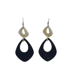 Ethical Handmade Buffalo Horn Luxury Earring 2