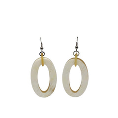 Ethical Handmade Buffalo Horn Luxury Earring
