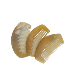 Ethical Handcrafted Buffalo Horn Comb 3