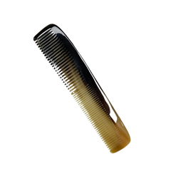 Ethical Handcrafted Buffalo Horn Double-Ended Comb