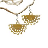 Ethical Handcrafted Buffalo Horn Earring 11