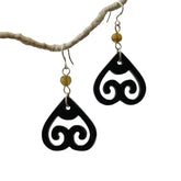 Ethical Handcrafted Buffalo Horn Earring 13