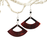 Ethical Handcrafted Buffalo Horn Earring 9