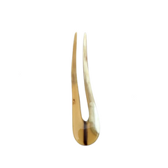 Ethical Handcrafted Buffalo Horn Hair Brooch 3