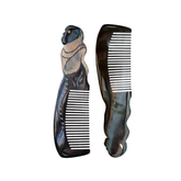 Ethical Handcrafted Buffalo Horn Zodiac Comb 2