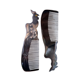 Ethical Handcrafted Buffalo Horn Zodiac Comb 3