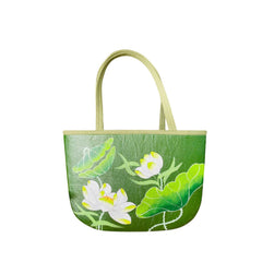 Fashionable Lotus Leaf Handbag 5