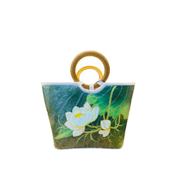 Fashionable Lotus Leaf Handbag 14