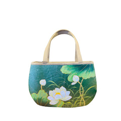 Fashionable Lotus Leaf Handbag 2