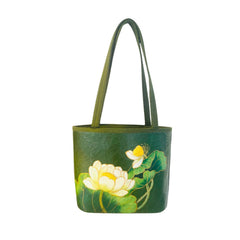 Fashionable Lotus Leaf Handbag 22