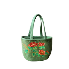 Fashionable Lotus Leaf Handbag 23