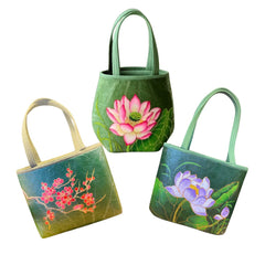 Fashionable Lotus Leaf Handbag 24