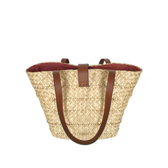 Fashionable Leather Strap Sedge Bag