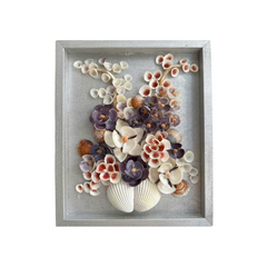 Flower Painting From Seashells