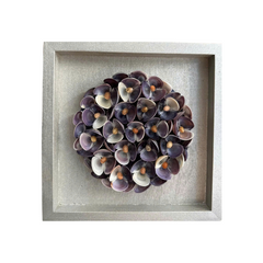 Flower Paintings From Clam Seashell 1