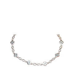 Four-Leaf Clover Bracelet Handcrafted 925 Sterling Silver