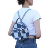 Handmade Upcycled Denim HOYA Backpack