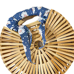 Half-Moon Shaped Bamboo Handbag 3