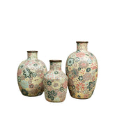 Hand-Carved Ceramic Vase