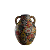 Hand-Carved Ceramic Vase