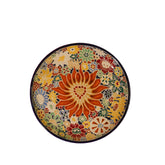 Hand-Carved Hundred Flowers Decorative Plate 1